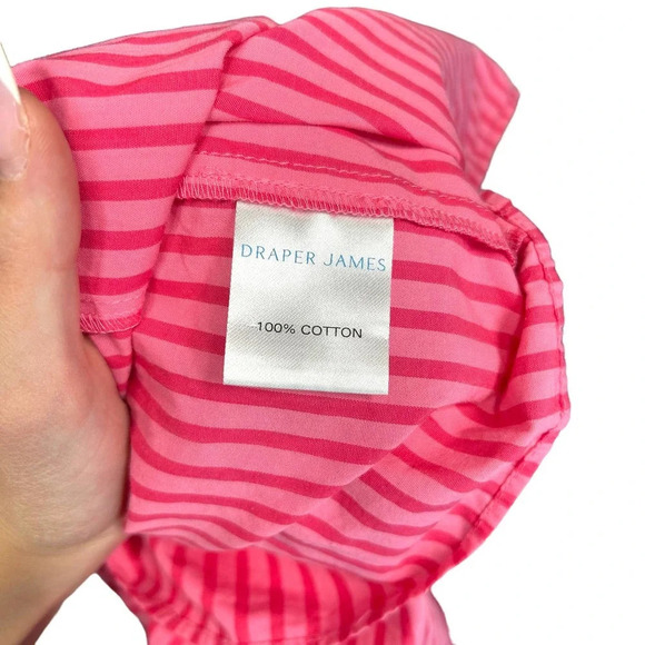 Draper James‎ Deana Smocked Dress in Pink Stripe Size XXL - Picture 7 of 8